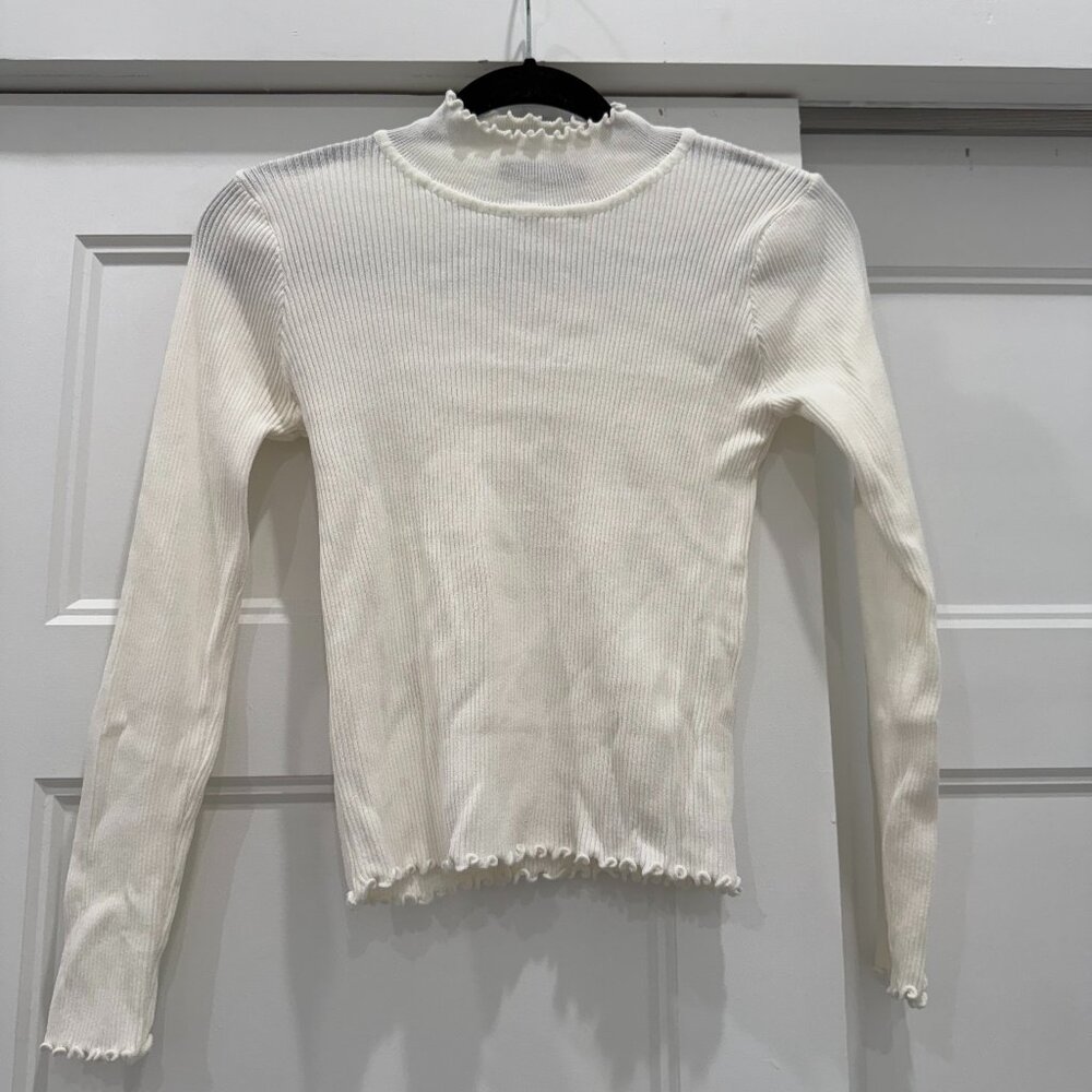 Cream turtle neck